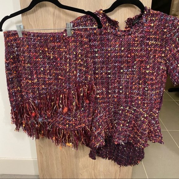 ZARA Tweed 2 Piece Set - Picture 7 of 16